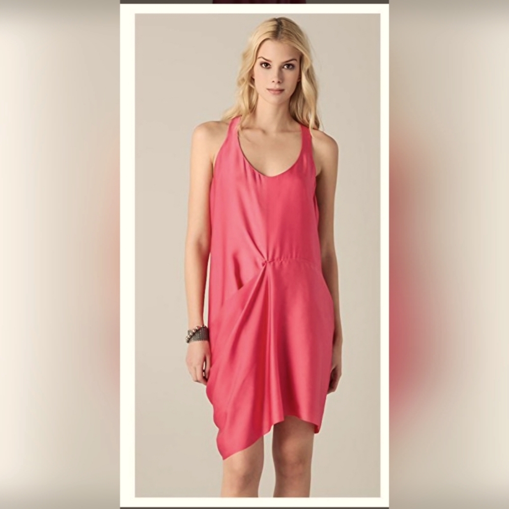 Acne Studios Pink Asymmetrical Dress, EU42